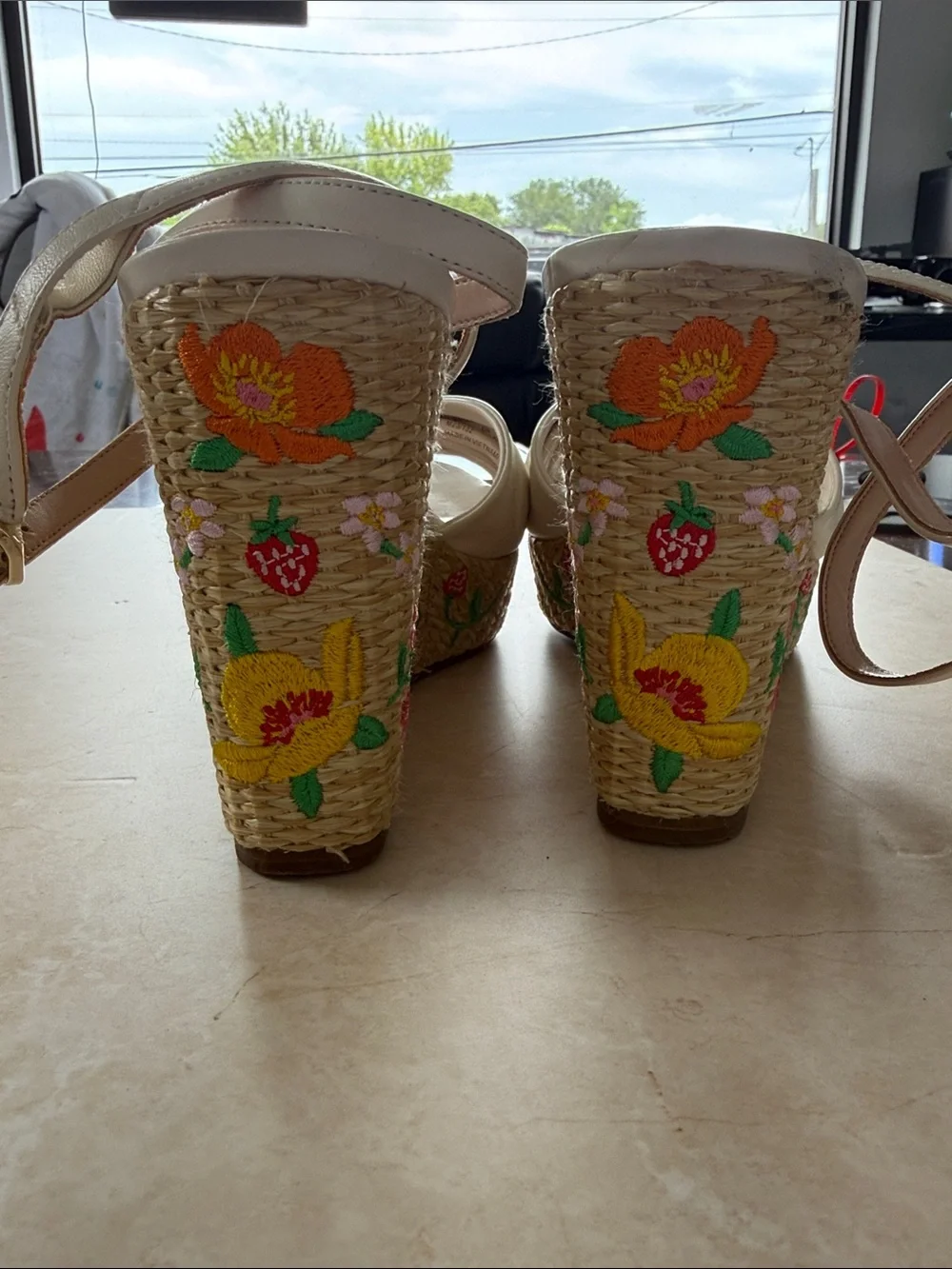 Kate spade Tallulah Strawberry Garden Espadrilles